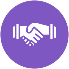 Obraz premium Handshake vector icon illustration of Award Events iconset.