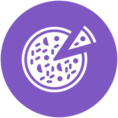 Pizza vector icon illustration of Catering iconset.