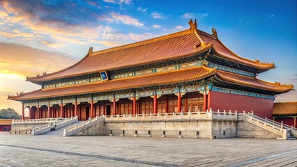 Historical military equipment exhibit at Beijing Palace Museum