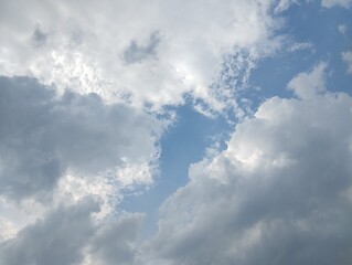 Obraz premium Dramatic dark sky and cloudy View and strong wind, Nature abstrack background