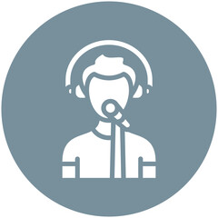 Voice Over vector icon illustration of Filmmaking iconset.