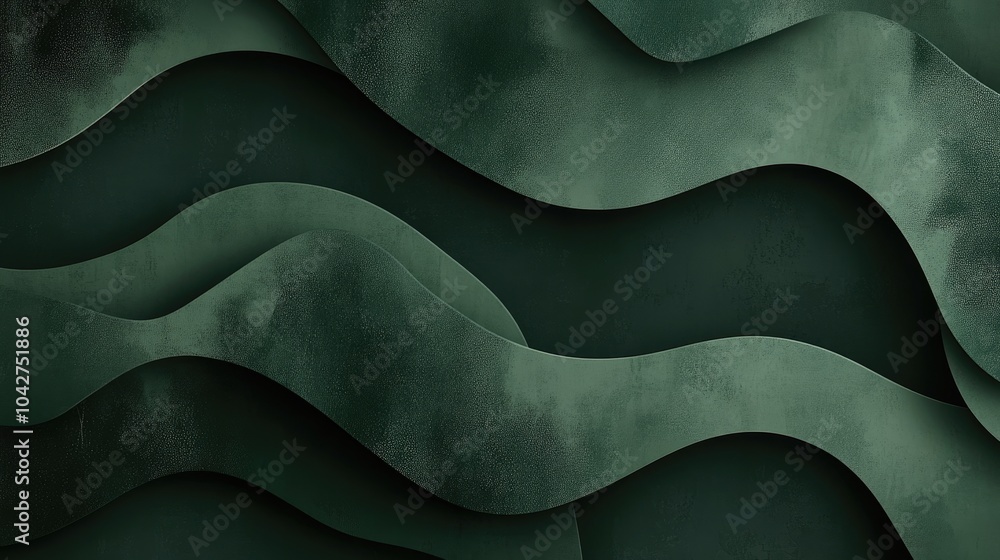 Poster dynamic monochromatic abstract background with overlapping shapes and textures in rich shades of for