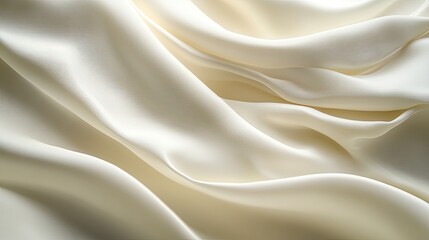 Obraz premium Elegant Smooth White Fabric Textures for Design Projects