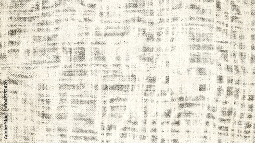Poster Textured Beige Fabric Background with Subtle Patterns