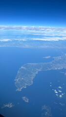 飛行機からの景色