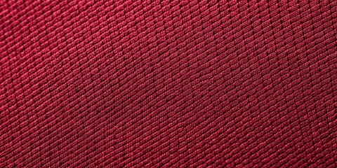 Fototapeta premium Dark red cotton fabric cloth texture background seamless pattern of natural textile extreme close-up