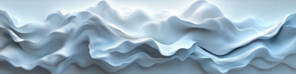 Obraz premium Abstract wavy texture in soft blue tones for design purposes.