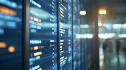 airport departure board displays multiple flights labeled as Delayed, indicating widespread disruptions, possibly due to an airline strike or technical problems with the aircraft