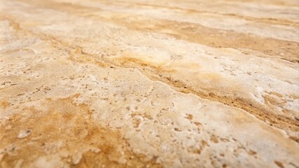  Depth of Field Surface of the travertine Beige and sand coloured colours