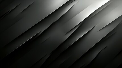 Abstract Black and Grey Diagonal Stripes Background