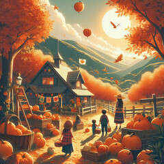 "Autumn Adventures: Apple Picking & Pumpkin Patches"

