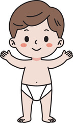 Cute Baby cartoon character design art