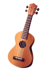 Obraz premium PNG Ukulele guitar white background performance.