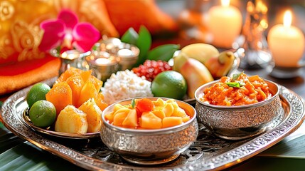 Traditional Thai Royal Cuisine Spread
