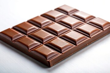 Fototapeta premium Indulgent chocolate bar with smooth finish and tasty