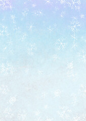 幻想的な雪の空