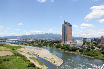 群馬県庁, 利根川, 赤城山, グリーンドーム
