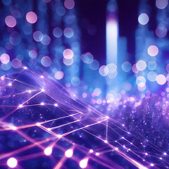 Abstract network technology design 