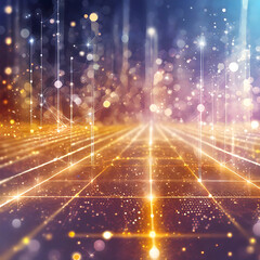 Abstract network technology design 