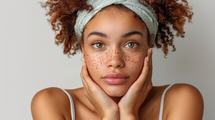 Oily Skin: Marked by excess sebum, oily skin often appears shiny with enlarged pores and is susceptible to acne and blackheads, needing regular cleansing.
