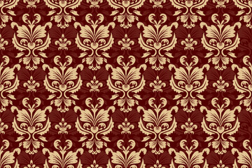 Ikat paisley embroidery on the fabric in Indonesia,India and asian countries, background, curtain, carpet, wallpaper, clothing, wrapping, Batik, vector illustration.