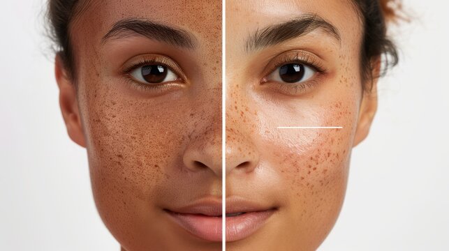 Hyperpigmented Skin: Darker areas of skin pigmentation often result from sun exposure or hormonal changes. Brightening treatments can help even out the skin tone.

