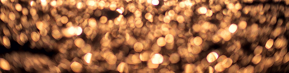 Texture background - golden bokeh