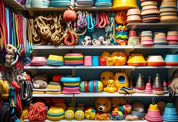 Naklejka premium dog toys