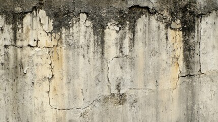 Rough Unfinished Concrete Wall with Visible Texture