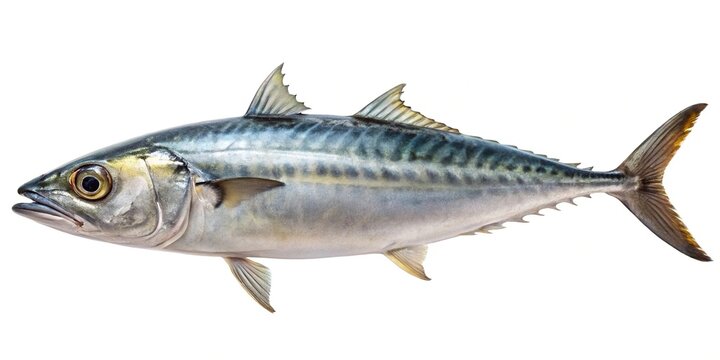 Japanese Spanish mackerel isolated on white background