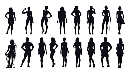 Diverse Human Silhouettes for Creative Designs