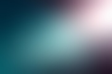 Diffused ray of soft light on dark blue violet blur background.