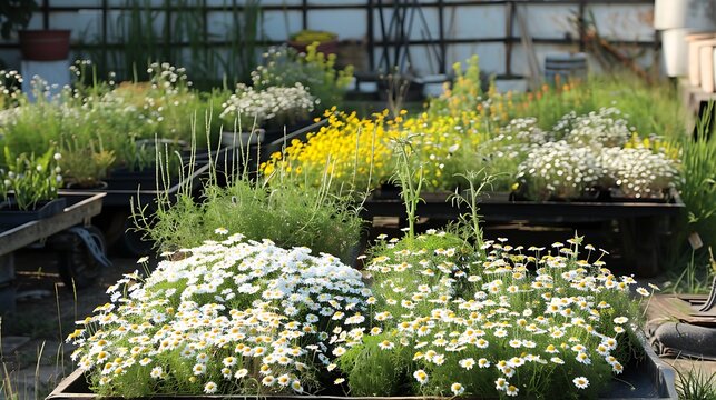 Chamomile planting for many different kinds of uses
