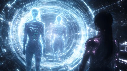 Holographic Personal Assistants Powered by Collective Knowledge of Ancestral Spirits in Futuristic Realm