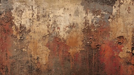 Textured Close-Up of Rustic Brick Wall Surface