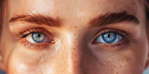 Close Up of Blue Eyes