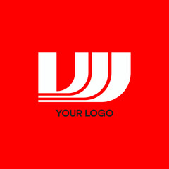 V logo design