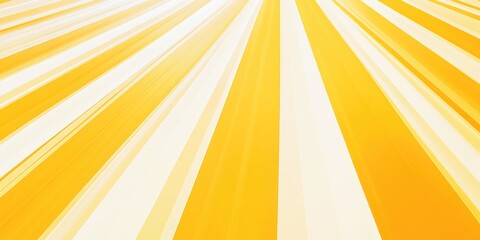 Obraz premium Yellow and White Striped Background with Red Stop Sign