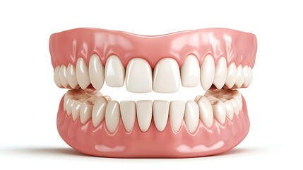 Fototapeta premium Full Set of Healthy White Teeth