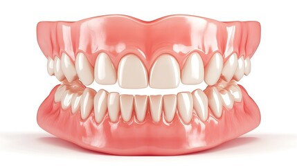 Obraz premium Full Set of Healthy White Teeth