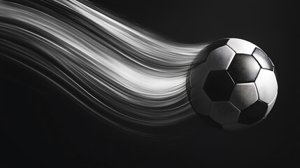 Dynamic motion of a soccer ball in flight