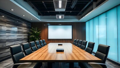Modern Style Business Office Room Interior