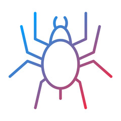 Spider Vector Icon Style