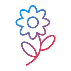 Flower Vector Icon Style