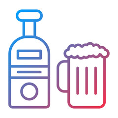 Alcohol Vector Icon Style