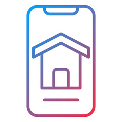 Homes Application Vector Icon Style