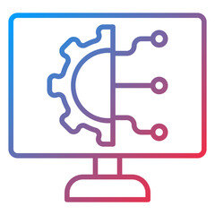 IT Automation Vector Icon Style