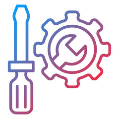 Repair System Vector Icon Style