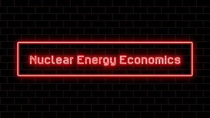 Nuclear Energy Economics のネオン文字