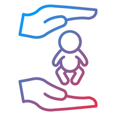 Childcare Vector Icon Style